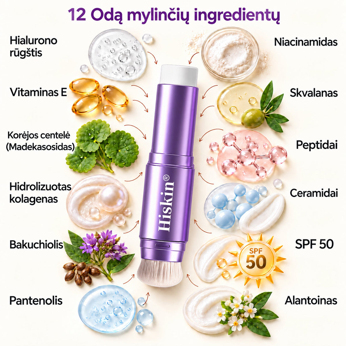 🔥 LIKO TIK 2 VALANDOS · 80% NUOLAIDA!  „Hiskin®“ dvipusis spalvą keičiantis makiažo pagrindo pieštukas | Užmaskuoja amžiaus dėmes, išlygina smulkias raukšleles ir drėkina odą – su integruotu šepetėliu jaunatviškam švytėjimui!