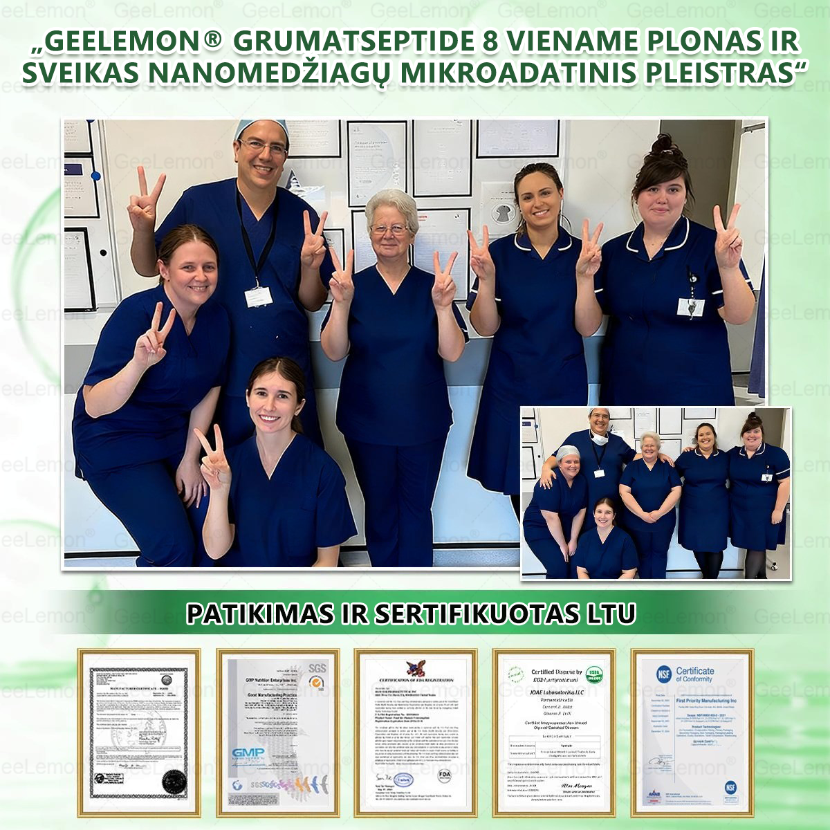 👉 Oficialus sertifikavimas 🔥 Tūkstančiai patenkintų vartotojų Lietuvoje🎁 𝐆𝐞𝑒𝐿𝑒𝐦𝐨𝐧® 𝐆𝐥𝐮𝐦𝐚𝐬𝐞𝐭𝐢𝐝𝐞 8 viename Liekninantis ir sveikatinantis nano pleistras su mikroadatomis 🇱🇹 (Tik kartą per dieną, matomi pokyčiai jau per 7 dienas)  ✅