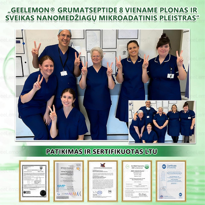 👉 Oficialus sertifikavimas 🔥 Tūkstančiai patenkintų vartotojų Lietuvoje🎁 𝐆𝐞𝑒𝐿𝑒𝐦𝐨𝐧® 𝐆𝐥𝐮𝐦𝐚𝐬𝐞𝐭𝐢𝐝𝐞 8 viename Liekninantis ir sveikatinantis nano pleistras su mikroadatomis 🇱🇹 (Tik kartą per dieną, matomi pokyčiai jau per 7 dienas)  ✅