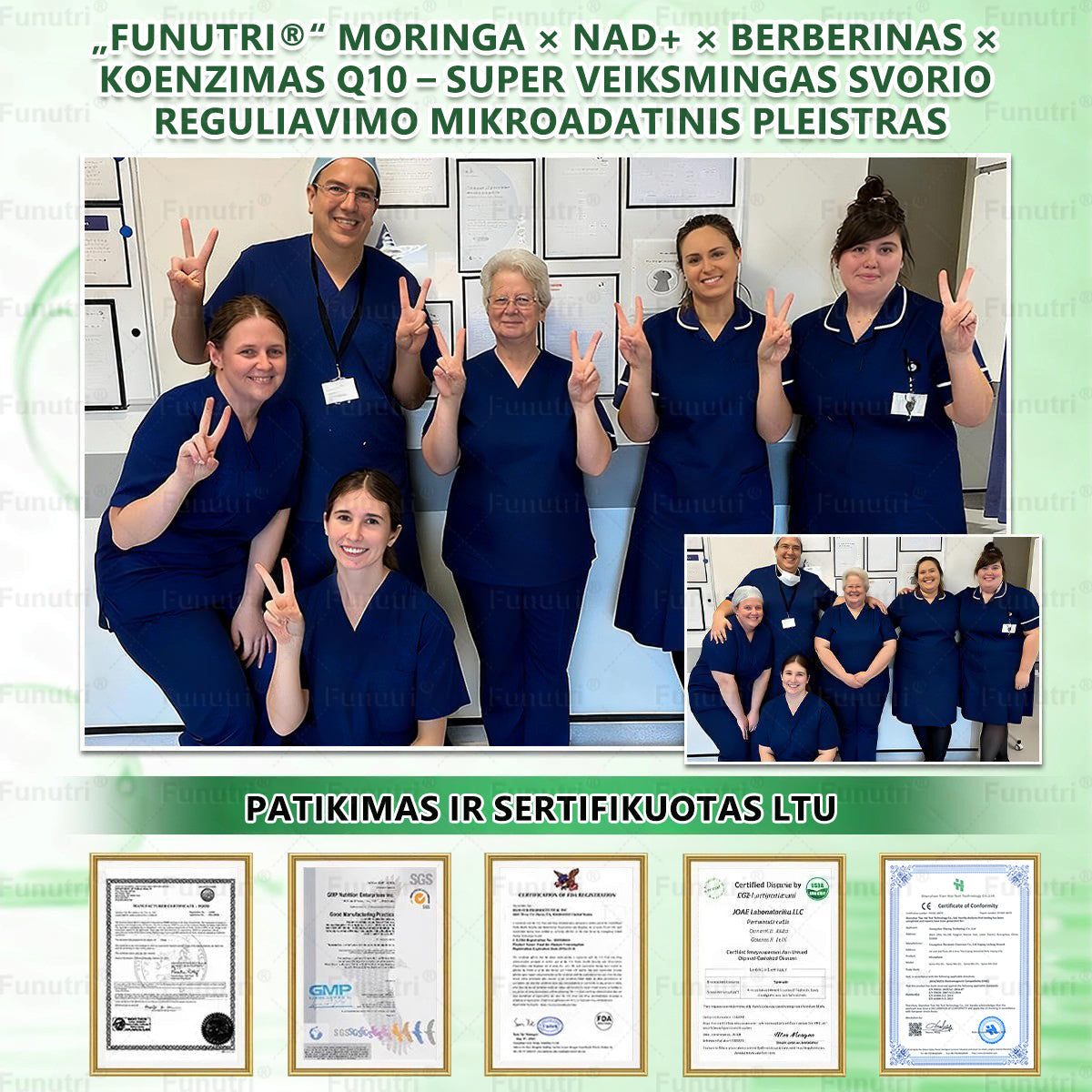 Oficiali parduotuvė 🌿Funutri® 10 in 1 medžiagų apykaitos formuojanti pleistras su nano mikroadatomis (Tik vieną kartą per dieną, matomi pokyčiai jau po 7 dienų) Skirta žmonėms, turintiems nutukimą, cukrinį diabetą, miego apnėją.