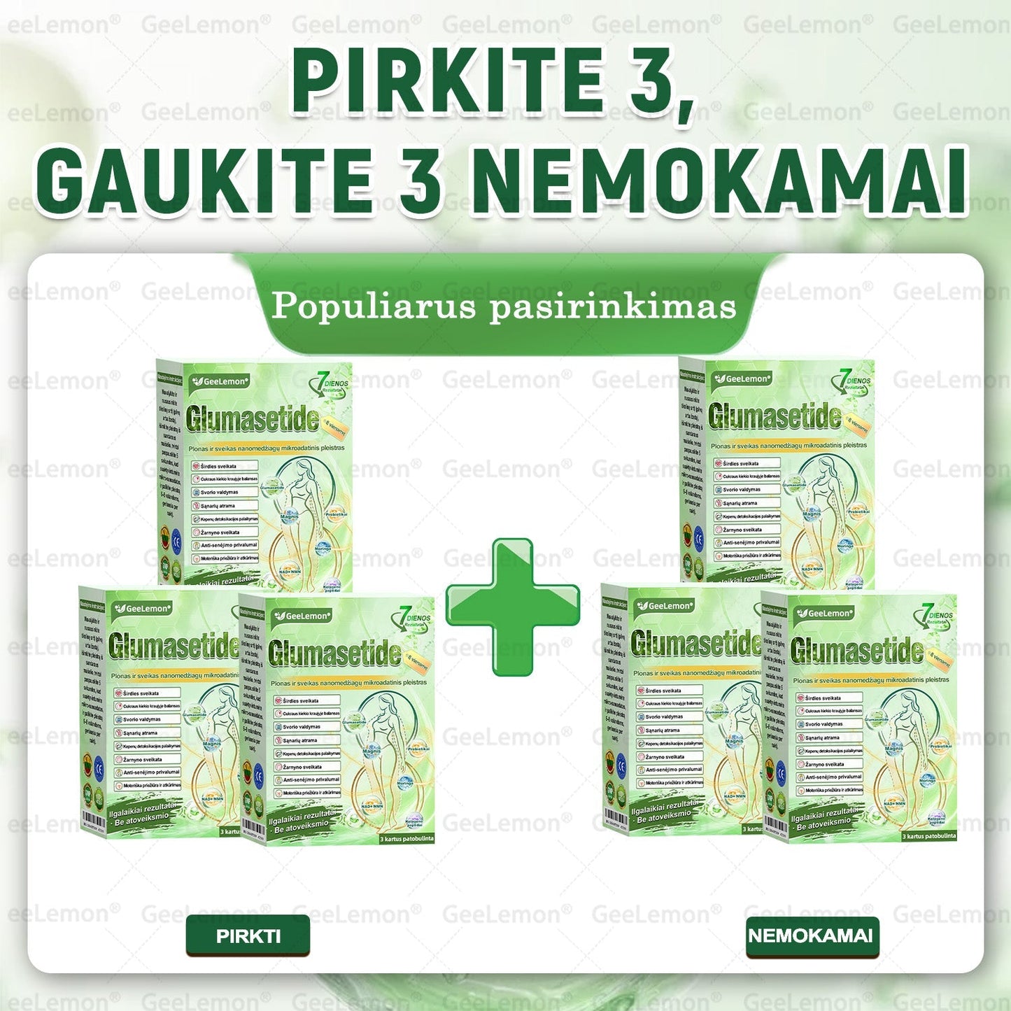 👉 Oficialus sertifikavimas 🔥 Tūkstančiai patenkintų vartotojų Lietuvoje🎁 𝐆𝐞𝑒𝐿𝑒𝐦𝐨𝐧® 𝐆𝐥𝐮𝐦𝐚𝐬𝐞𝐭𝐢𝐝𝐞 8 viename Liekninantis ir sveikatinantis nano pleistras su mikroadatomis 🇱🇹 (Tik kartą per dieną, matomi pokyčiai jau per 7 dienas)  ✅