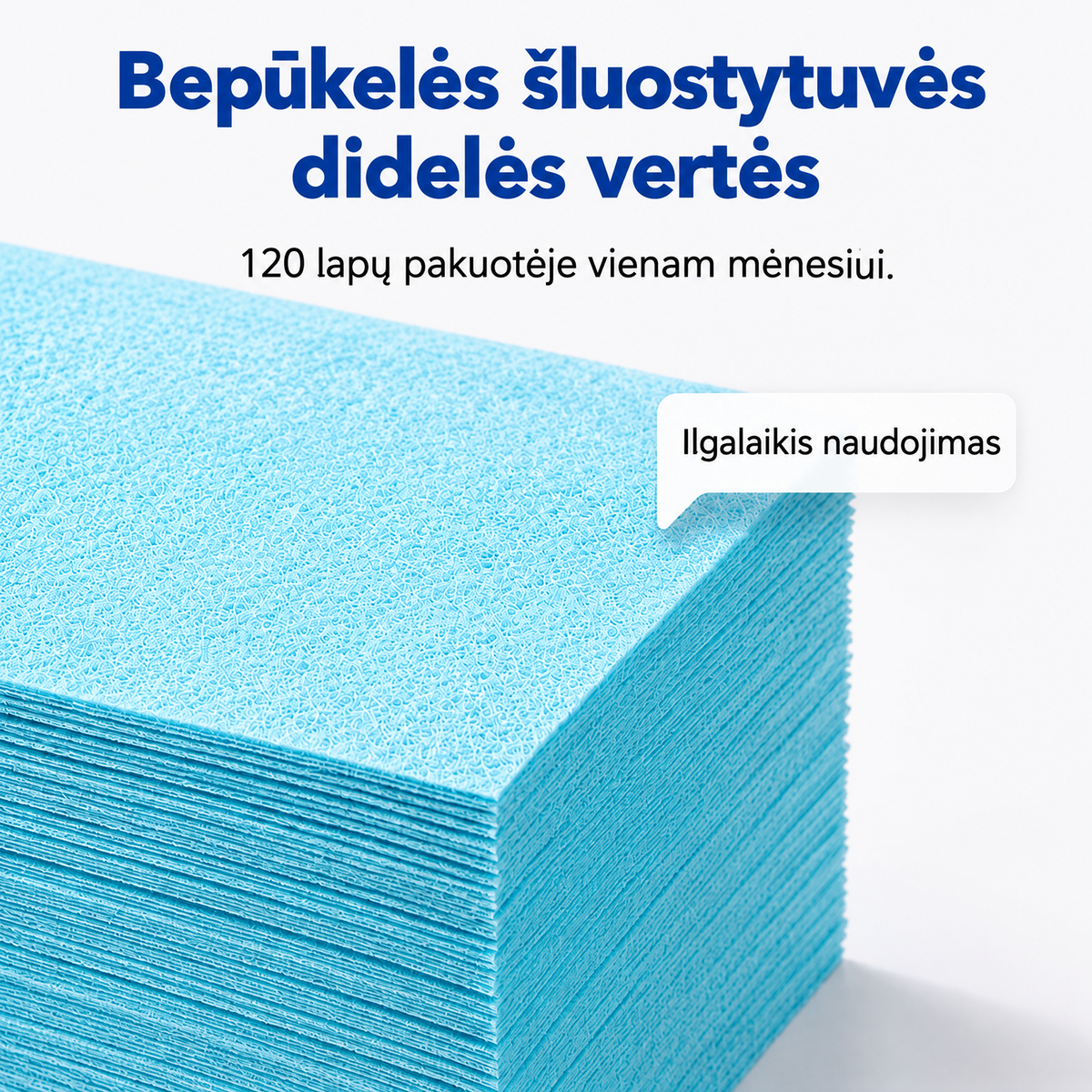🧻Ribotą laiką – 52 % nuolaida💧🧹Vandenyje tirpstančios grindų valymo servetėlės