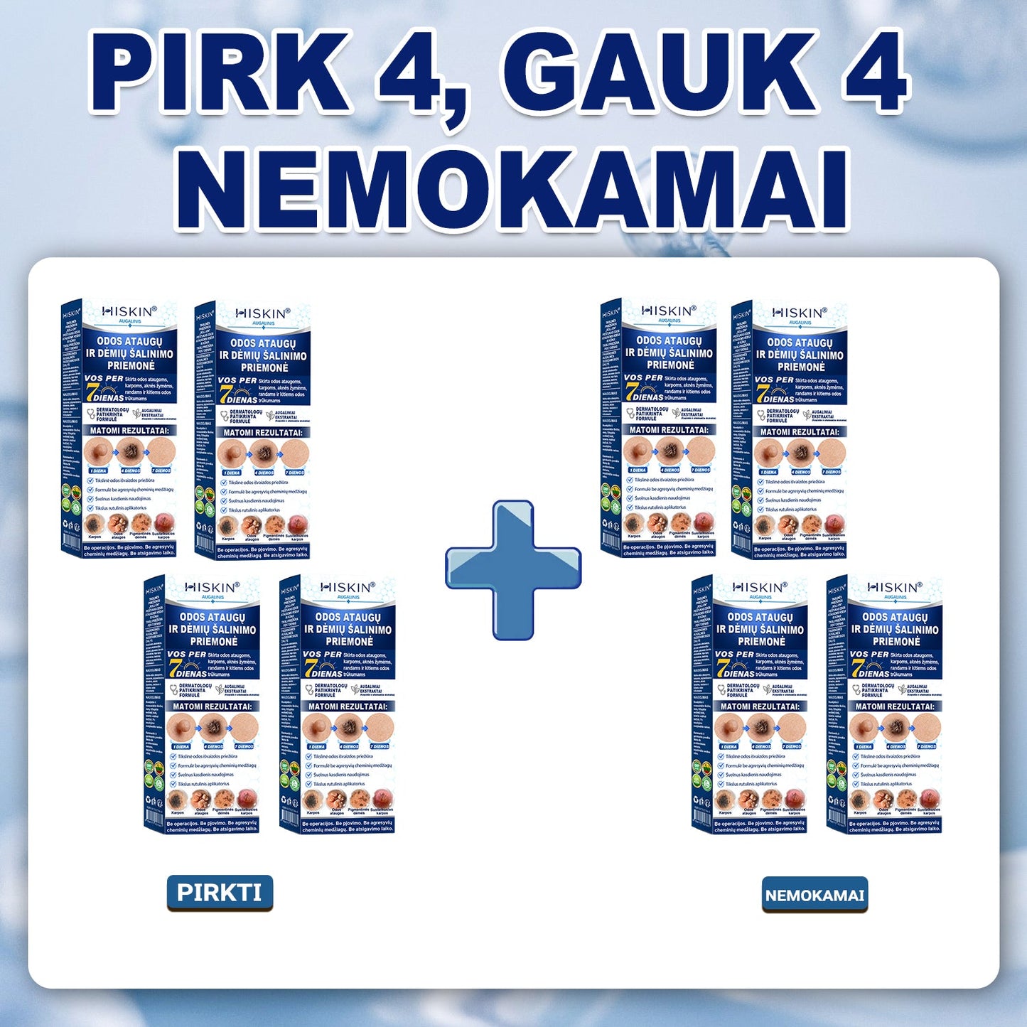 ✨𝐎𝐟𝐢𝐜𝐢𝐚𝐥𝐢 𝐩𝐫𝐞𝐤ė𝐬 ž𝐞𝐧𝐤𝐥𝐨 𝐩𝐚𝐫𝐝𝐮𝐨𝐭𝐮𝐯ė Hiskin® 𝟕 𝐝𝐚𝐲 𝐊𝐚𝐫𝐩𝐮𝐜𝐢𝐮 𝐢𝐫 𝐝𝐞𝐦𝐢𝐲 𝐯𝐚𝐥𝐢𝐤𝐥𝐢𝐬(Neskausmingas, be pėdsakų rutulinis rutulinis) 🚀