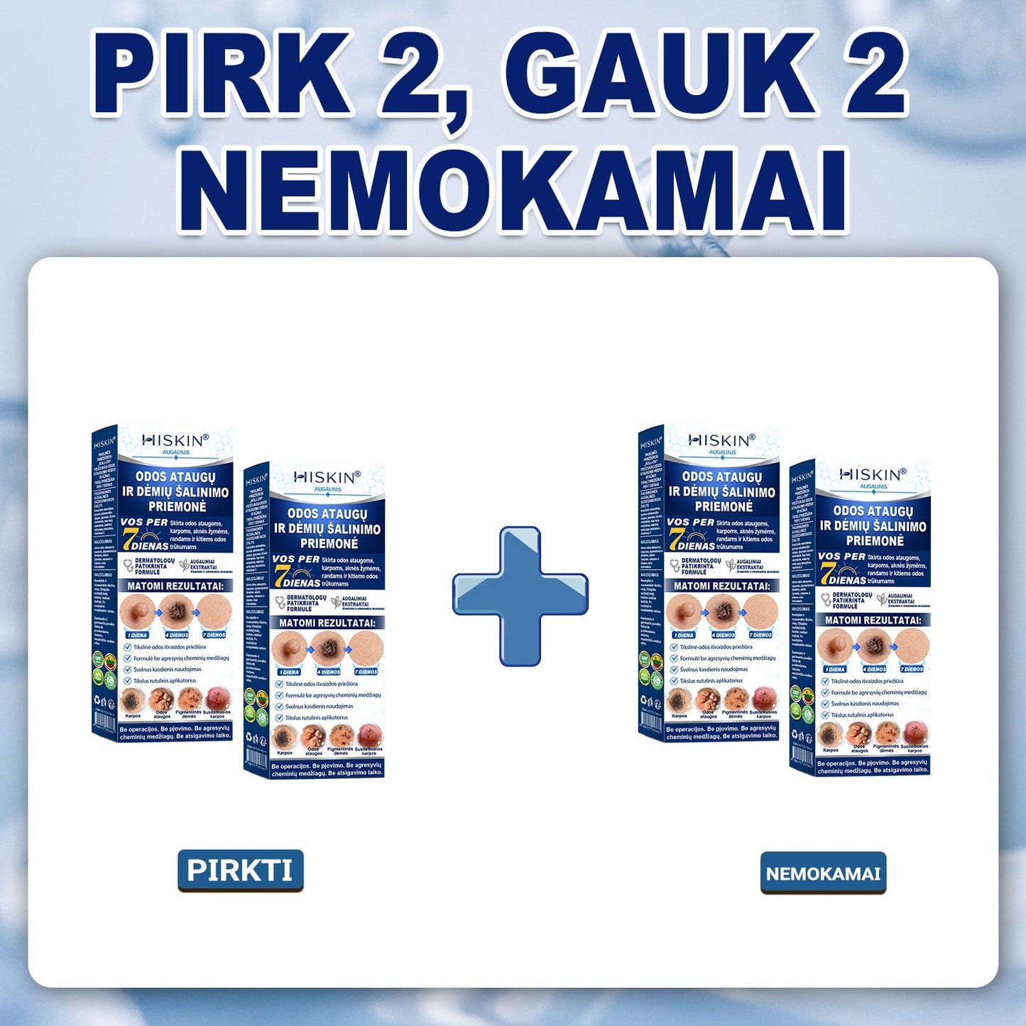 ✨𝐎𝐟𝐢𝐜𝐢𝐚𝐥𝐢 𝐩𝐫𝐞𝐤ė𝐬 ž𝐞𝐧𝐤𝐥𝐨 𝐩𝐚𝐫𝐝𝐮𝐨𝐭𝐮𝐯ė Hiskin® 𝟕 𝐝𝐚𝐲 𝐊𝐚𝐫𝐩𝐮𝐜𝐢𝐮 𝐢𝐫 𝐝𝐞𝐦𝐢𝐲 𝐯𝐚𝐥𝐢𝐤𝐥𝐢𝐬(Neskausmingas, be pėdsakų rutulinis rutulinis) 🚀