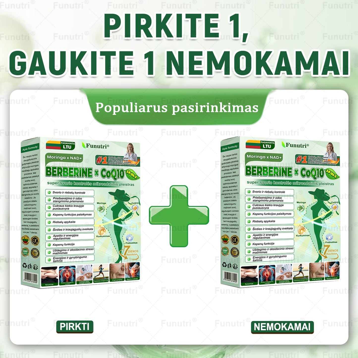 Oficiali parduotuvė 🌿Funutri® 10 in 1 medžiagų apykaitos formuojanti pleistras su nano mikroadatomis (Tik vieną kartą per dieną, matomi pokyčiai jau po 7 dienų) Skirta žmonėms, turintiems nutukimą, cukrinį diabetą, miego apnėją.